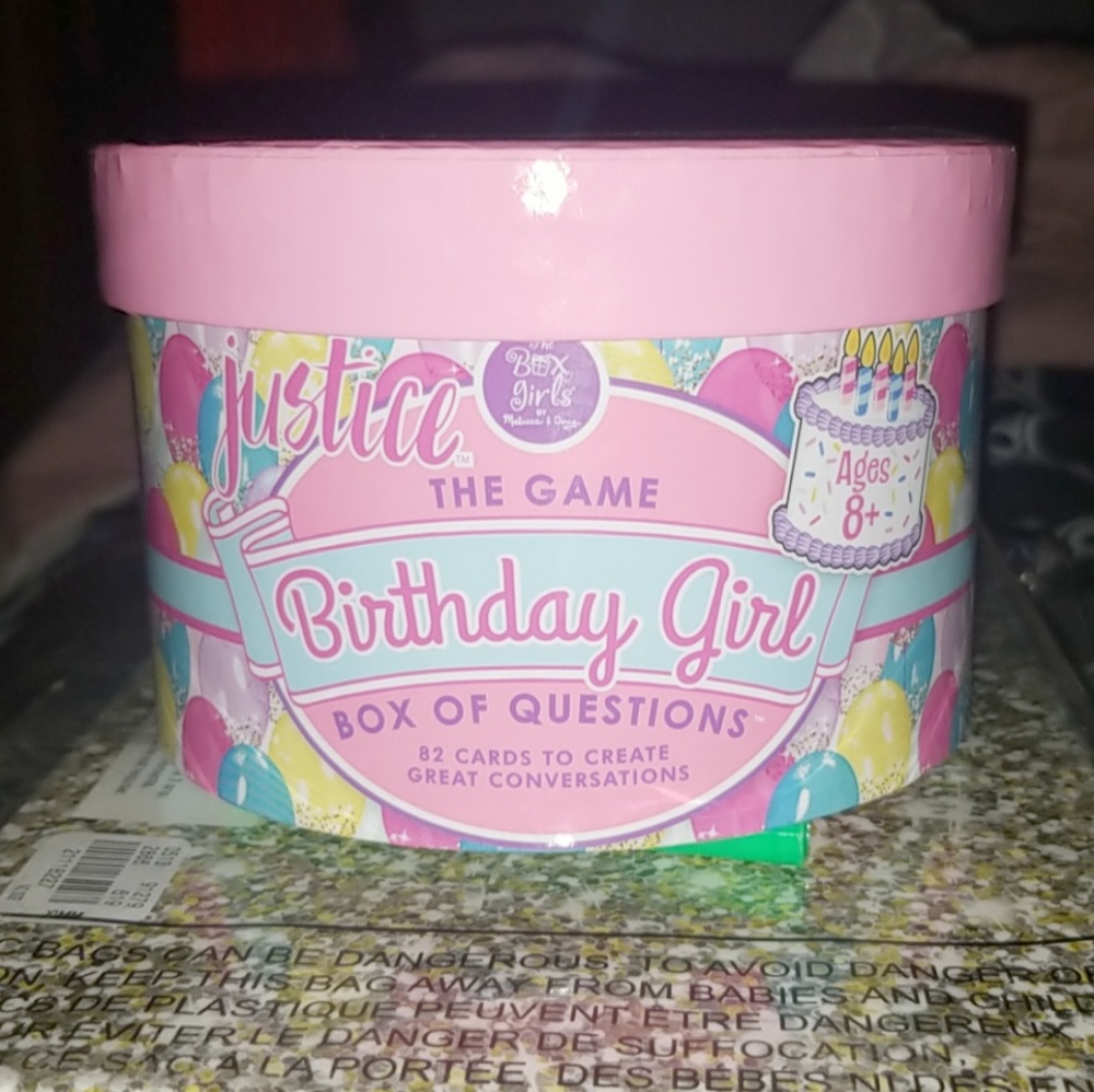 Justice Party Girl Box Of Questions